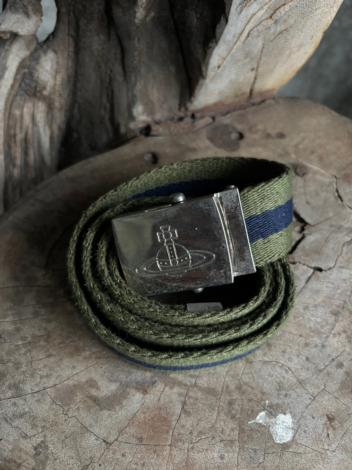 Vivienne Westwood Stripe buckle belt