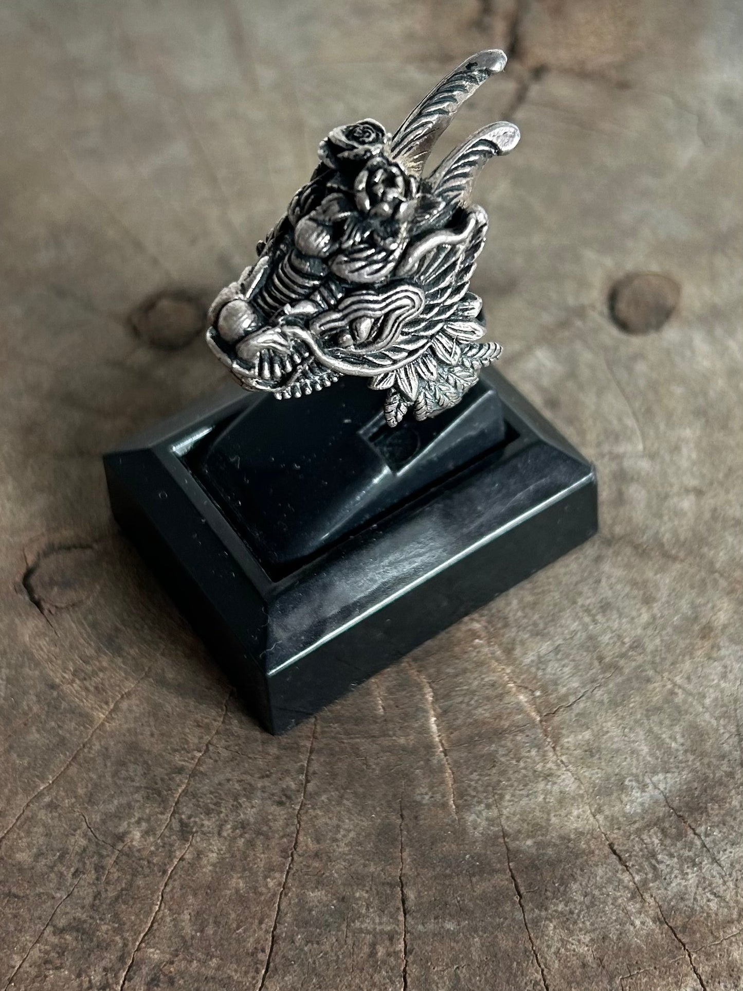 Vintage Silver 925 Dragon Ring