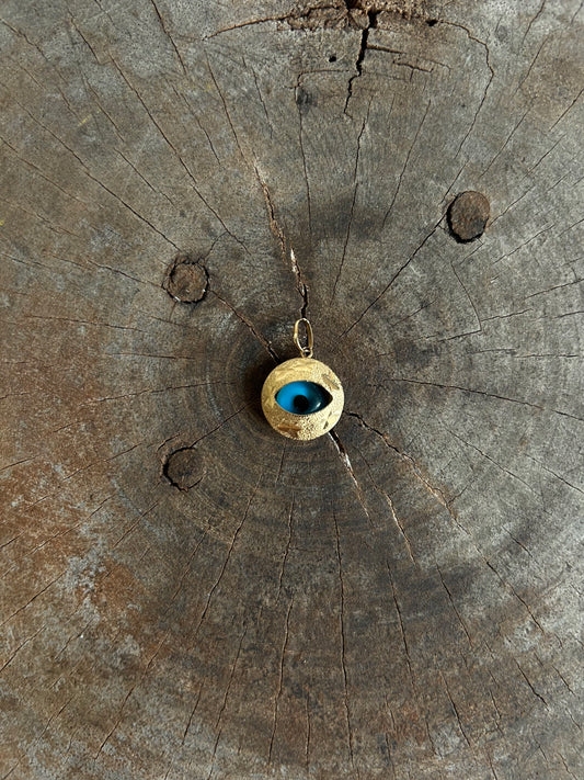 Vintage Gold 14K Third Eye Charm