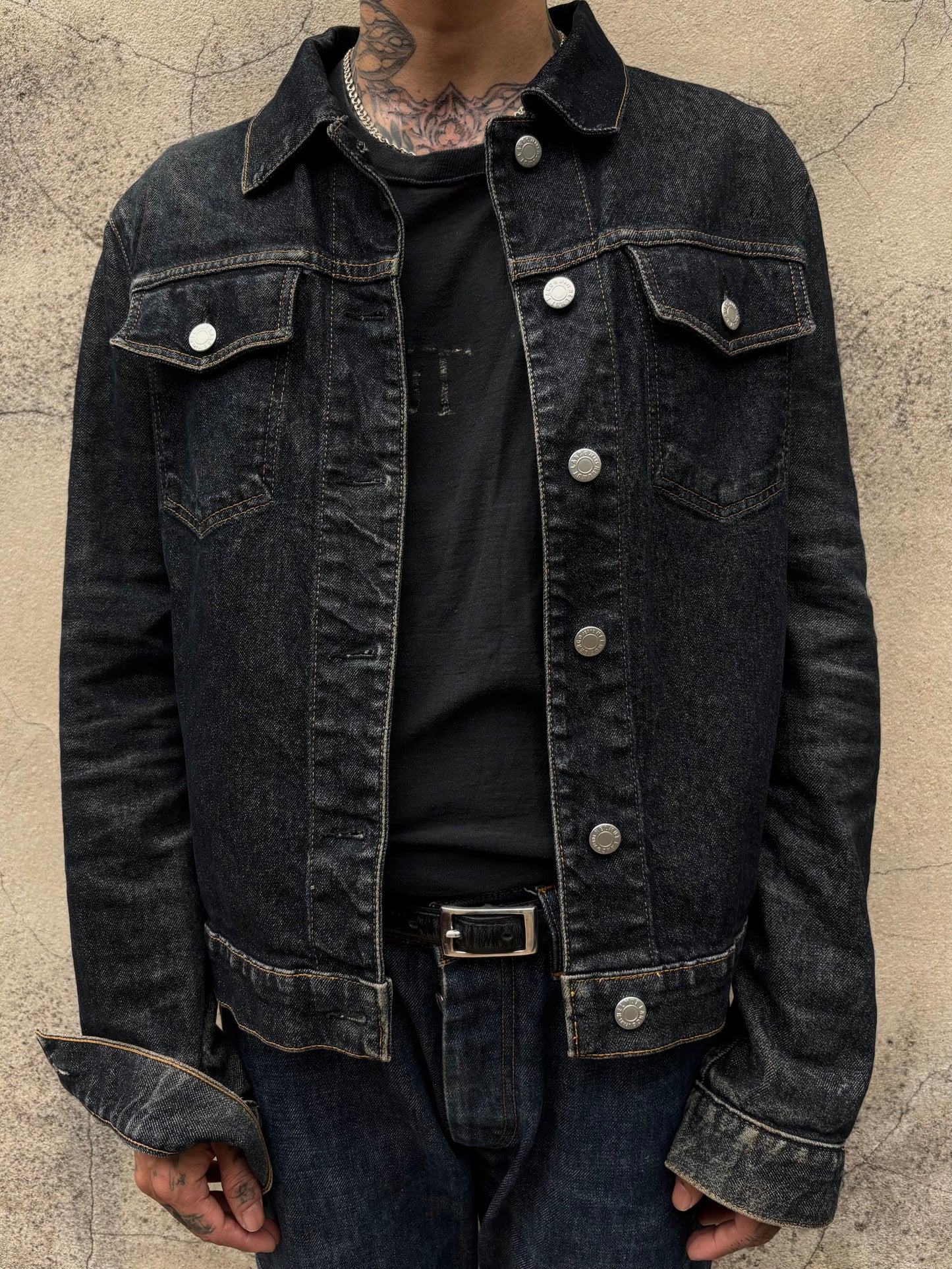 Helmut Lang 1999 Raw Denim Trucker Jacket