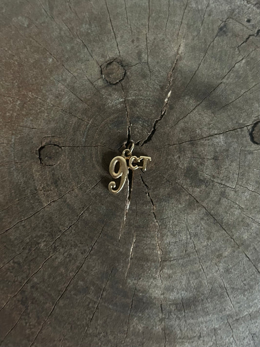 Vintage Gold 9K 9Ct Charms