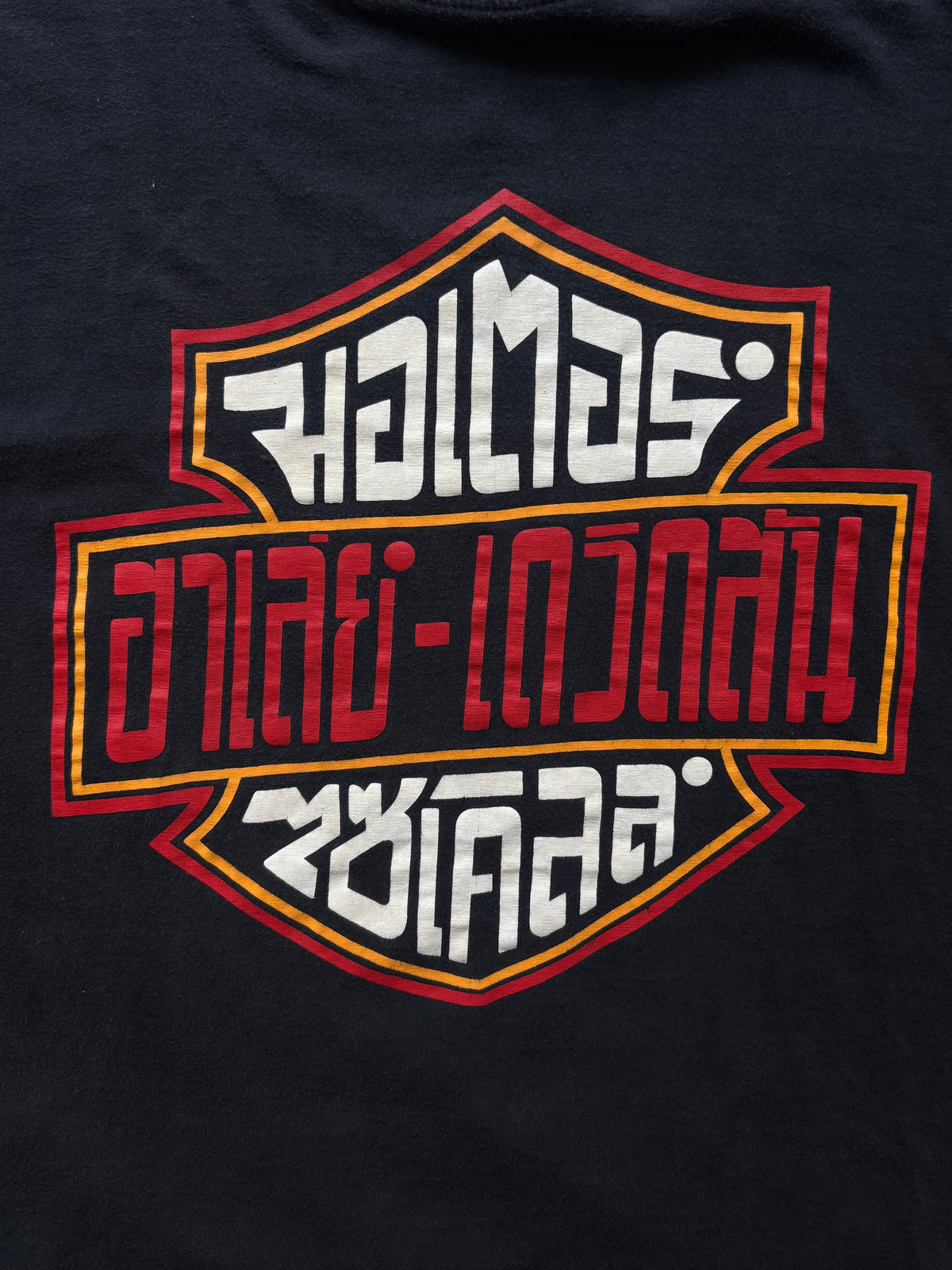 Vintage Late 90’s Harley Davidson Thai Font Tee