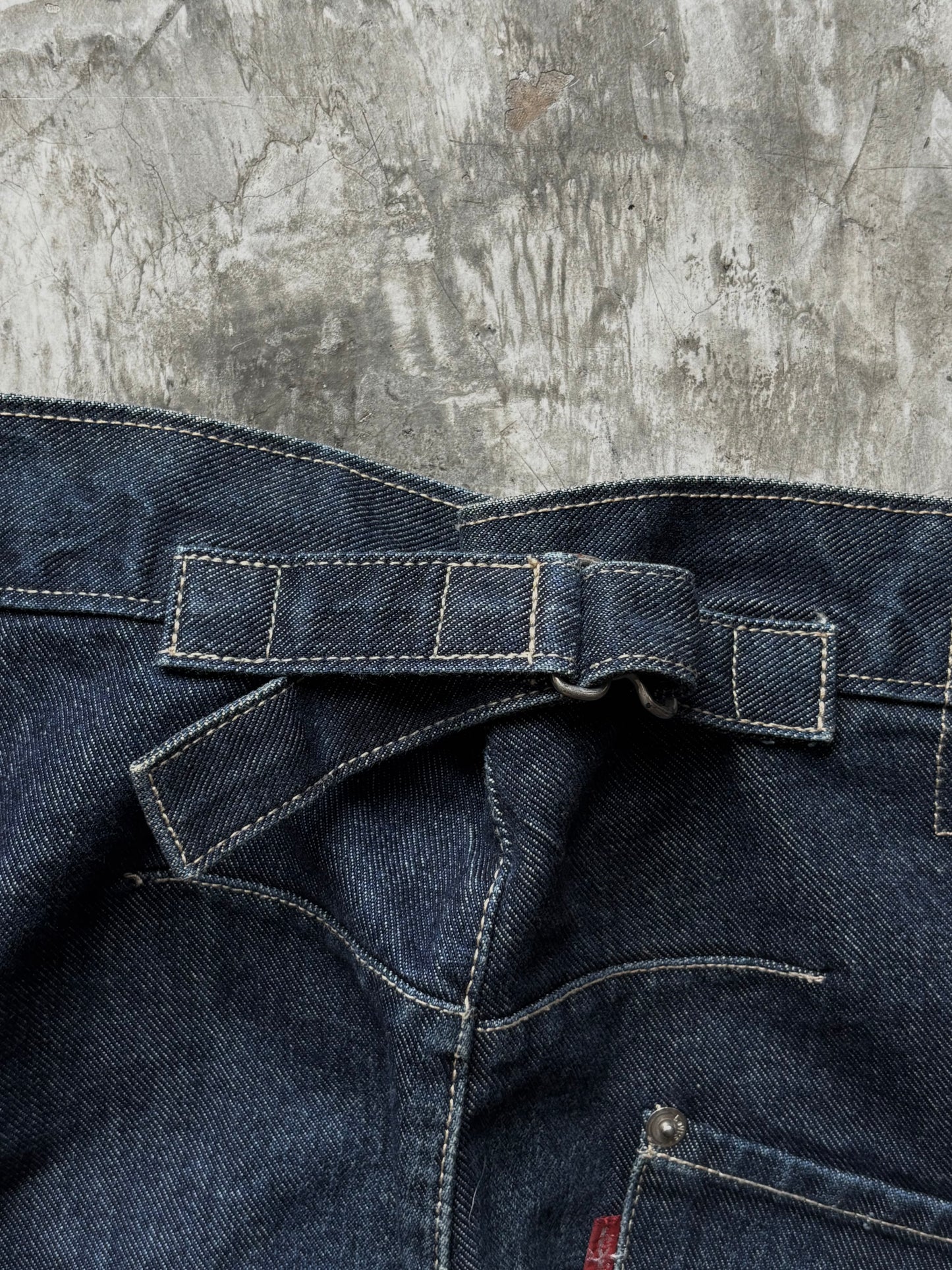 Vintage Levis Engineered Buckle Belt Jeans