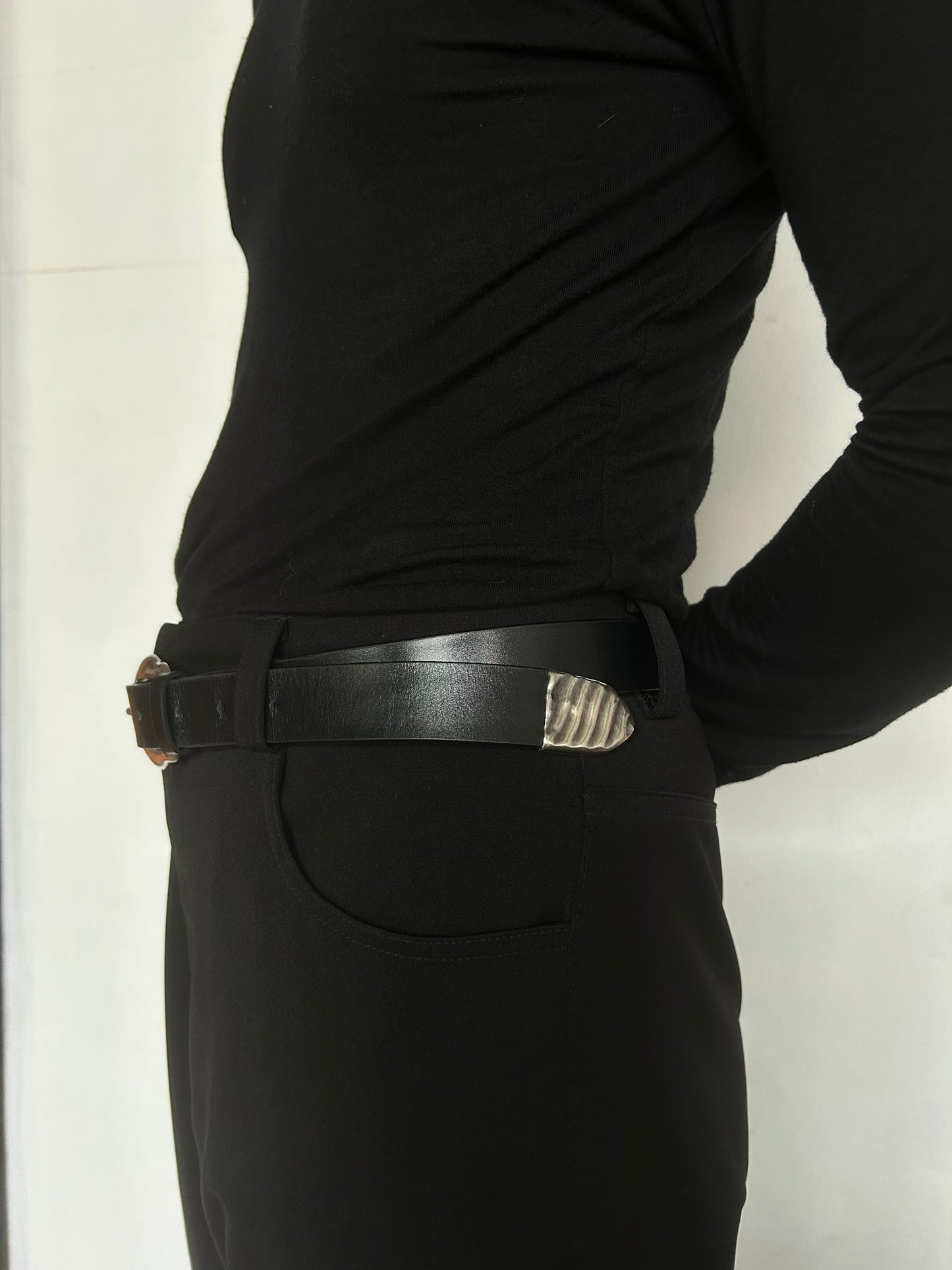 Vintage 70’s Silver 925 Mexico Western Belt
