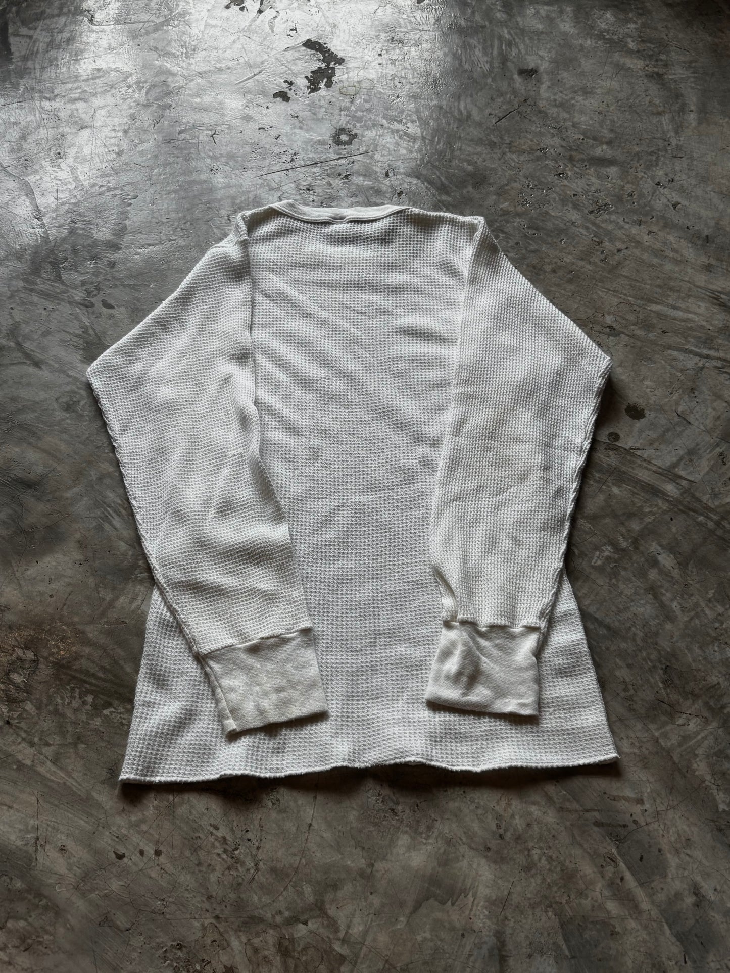 1990’s Vintage Blank White  Thermal Tee