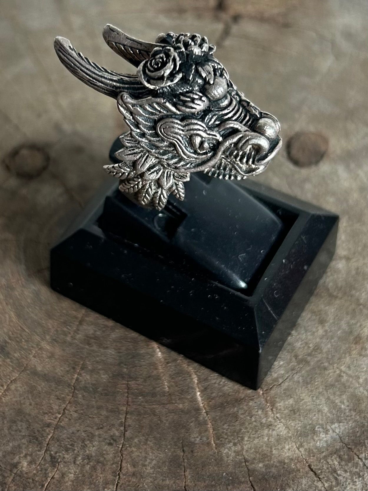 Vintage Silver 925 Dragon Ring