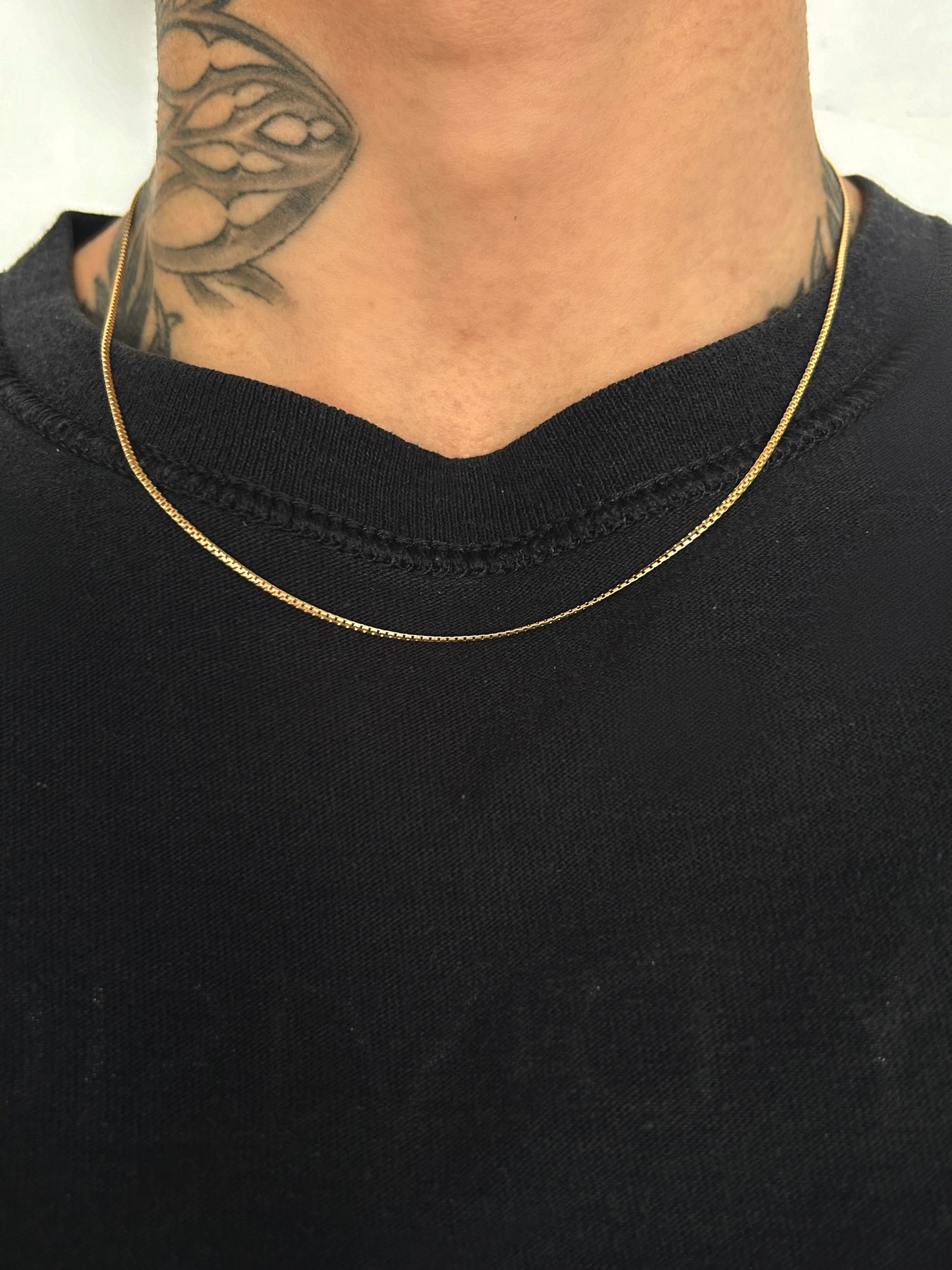 Vintage Gold 14k Snakebox Cut Chain