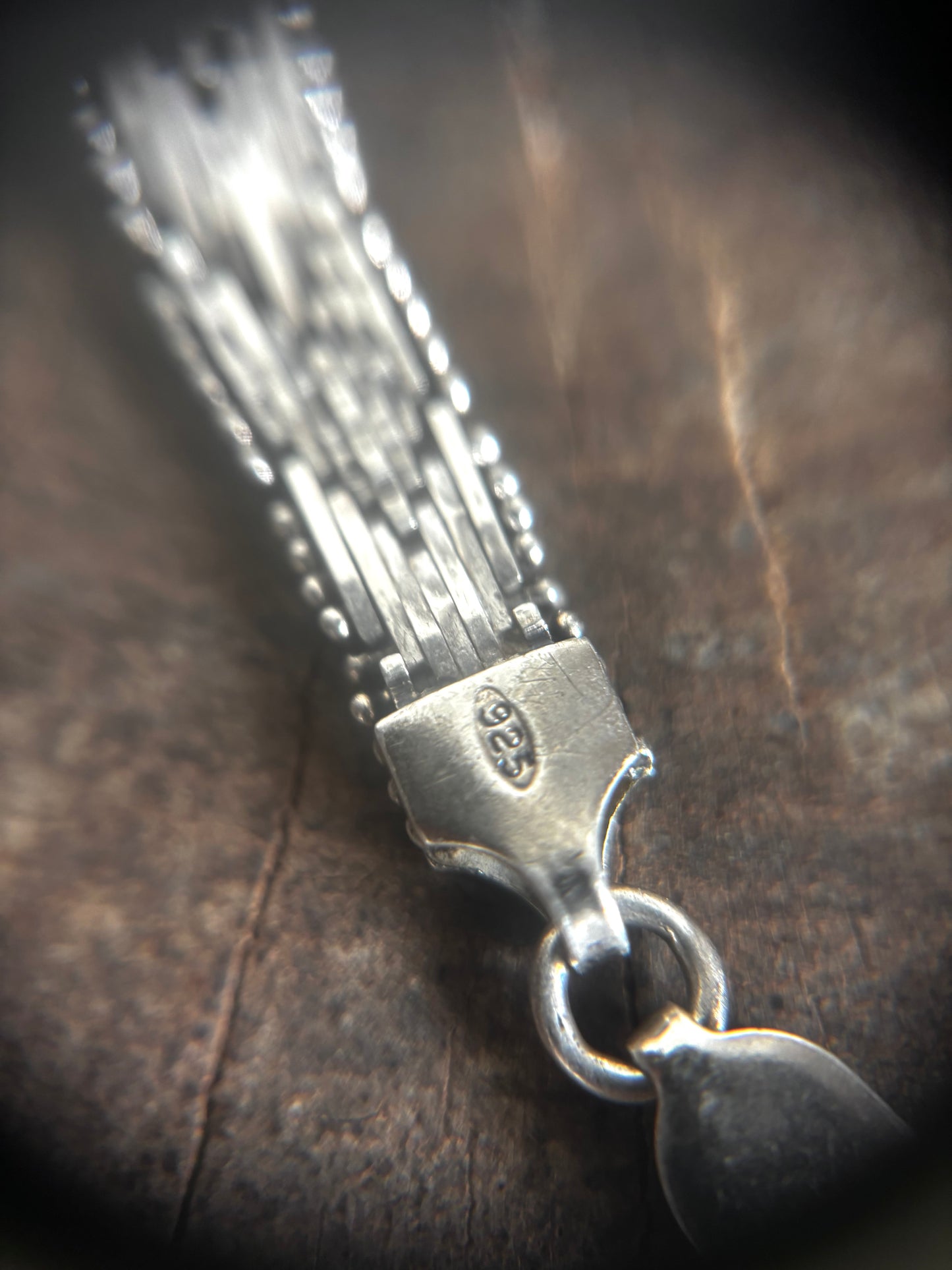 Vintage 925 Silver italy Curb Bracelet