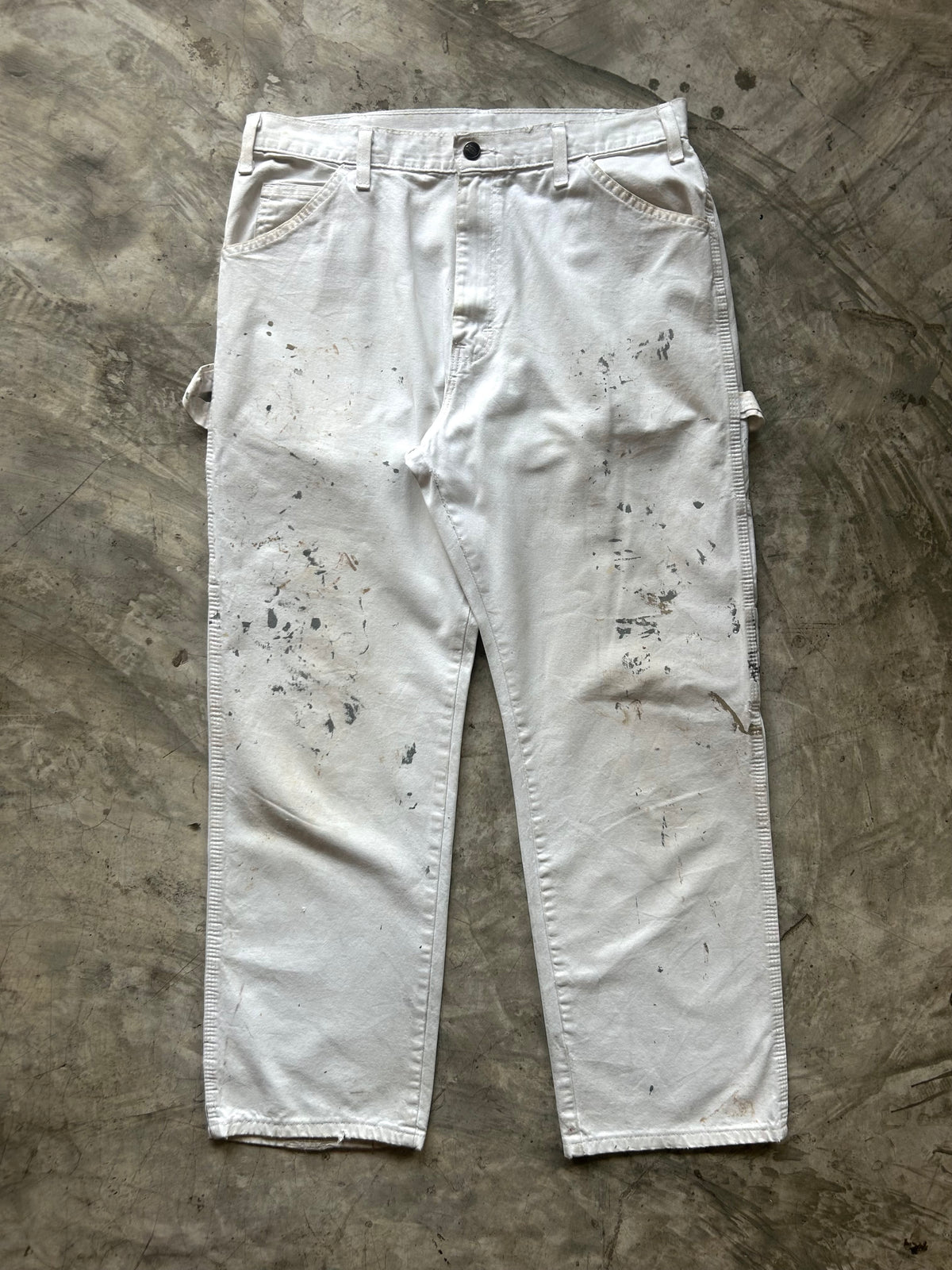 Vintage Dickies White dirt Carpenter pants (32) – usedthisbro
