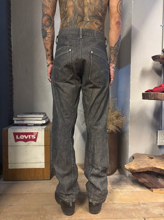 Vintage Levis Engineered Midnight black Jeans