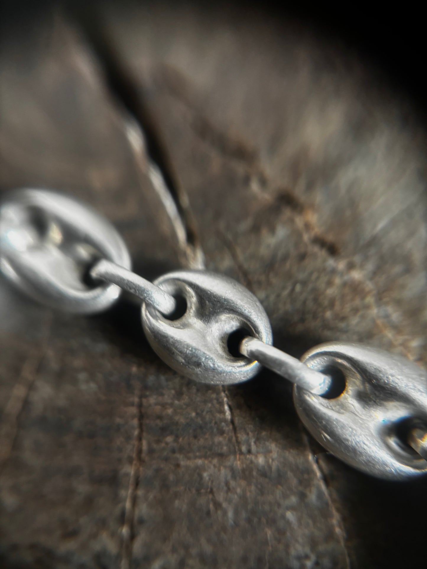 Vintage 925 Silver Coffee Bean Bracelet