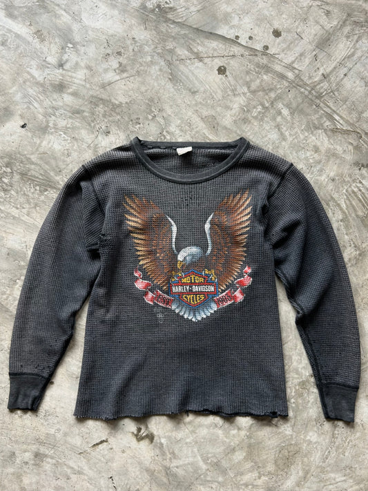 1980‘s Harley Davidson Faded Thermal Tee