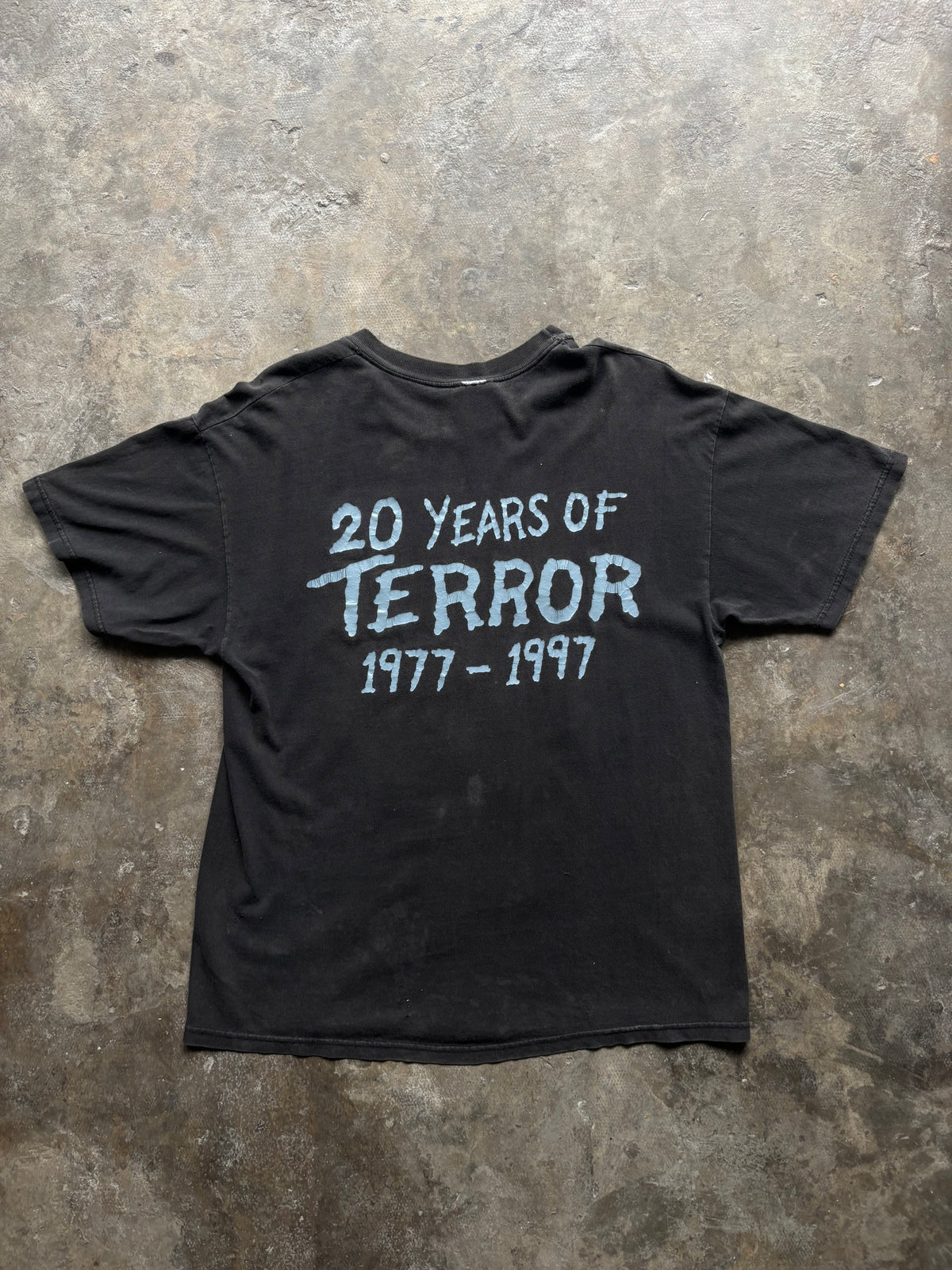 Vintage 90’s Misfits 20years of terror faded Tee