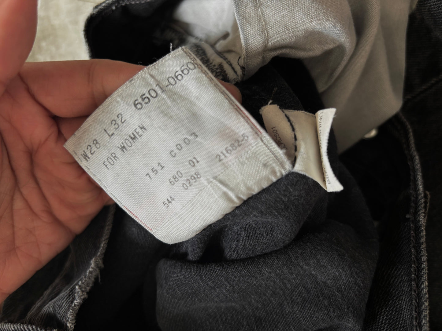 Vintage Levis usa Superblack