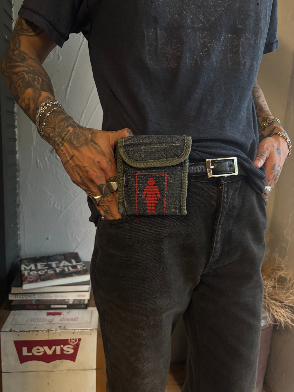 Vintage 90’s Bitch Skateboards Wallet