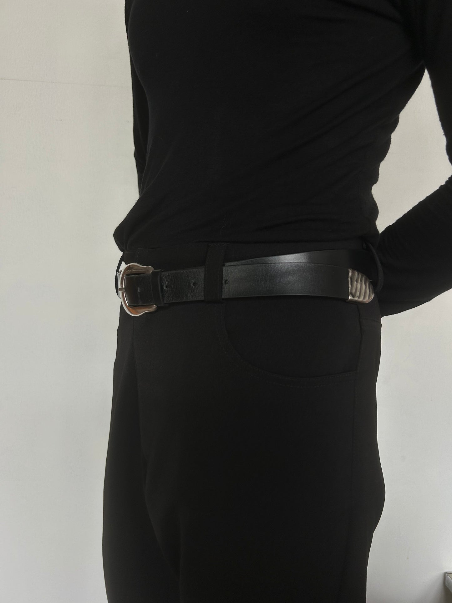 Vintage 70’s Silver 925 Mexico Western Belt
