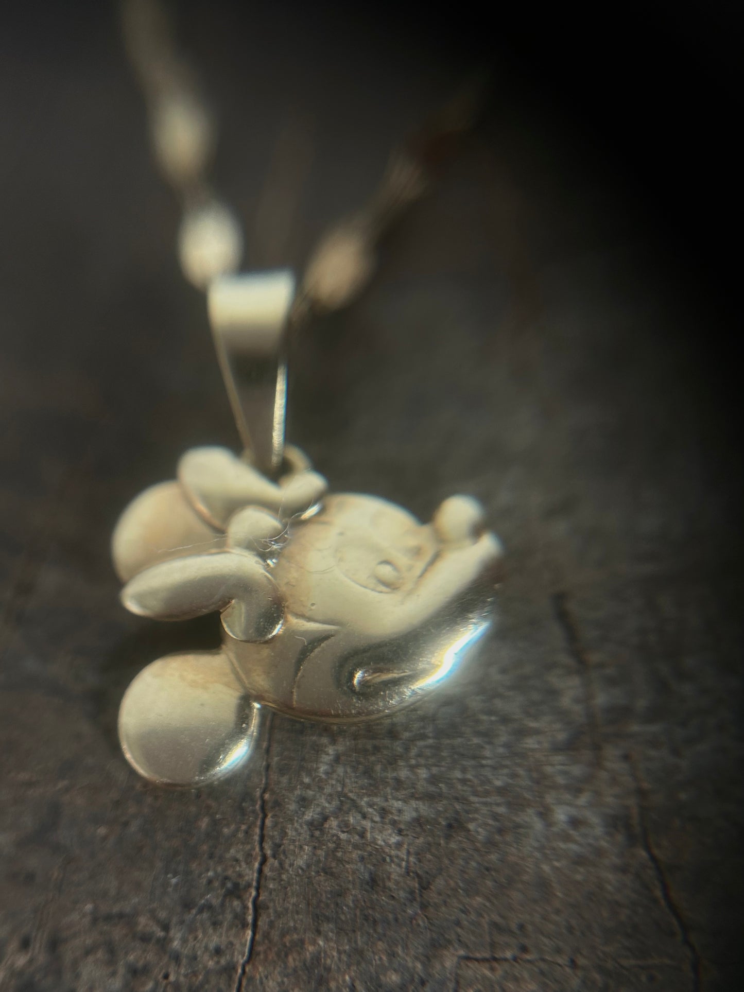Vintage Gold 14K Minnie Mouse Pendant