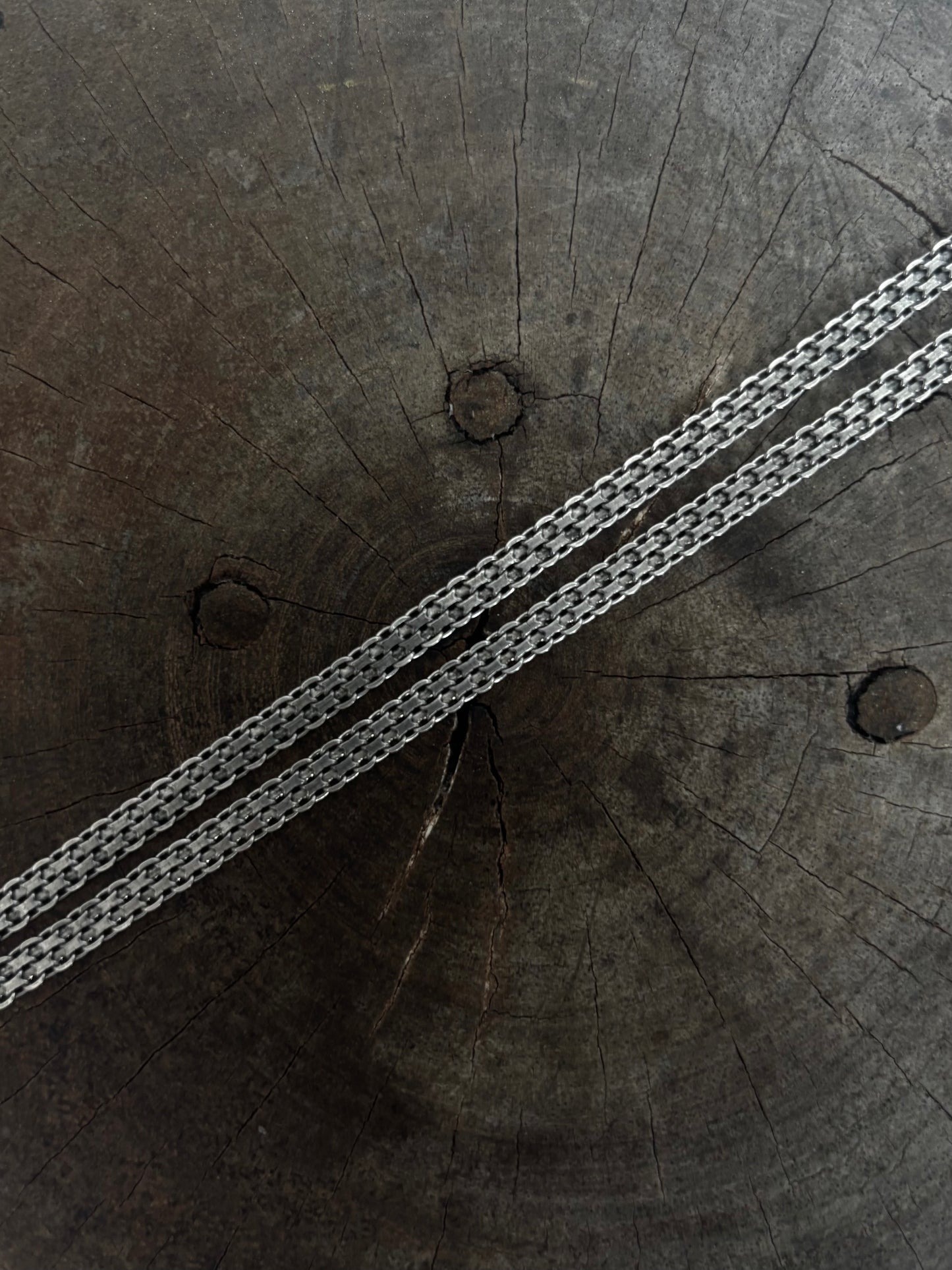 Vintage 925 Silver Curb Necklace