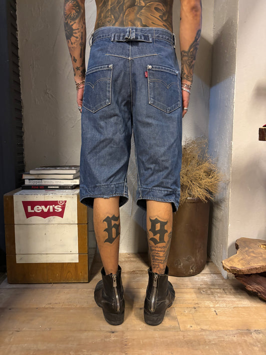 Vintage Levis Engineered Buckle Belt Shorts Jeans