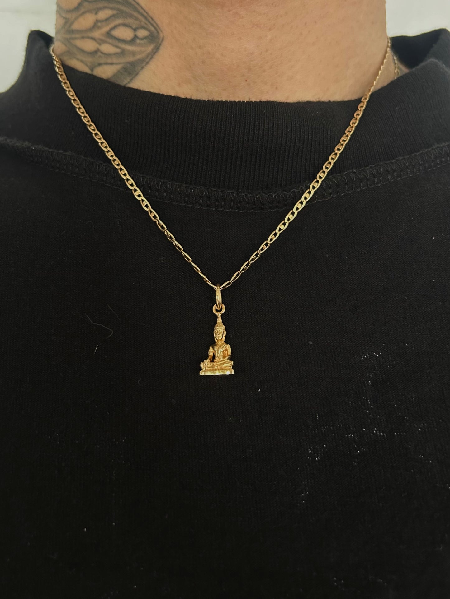 Vintage Gold 14K Buddha Charm