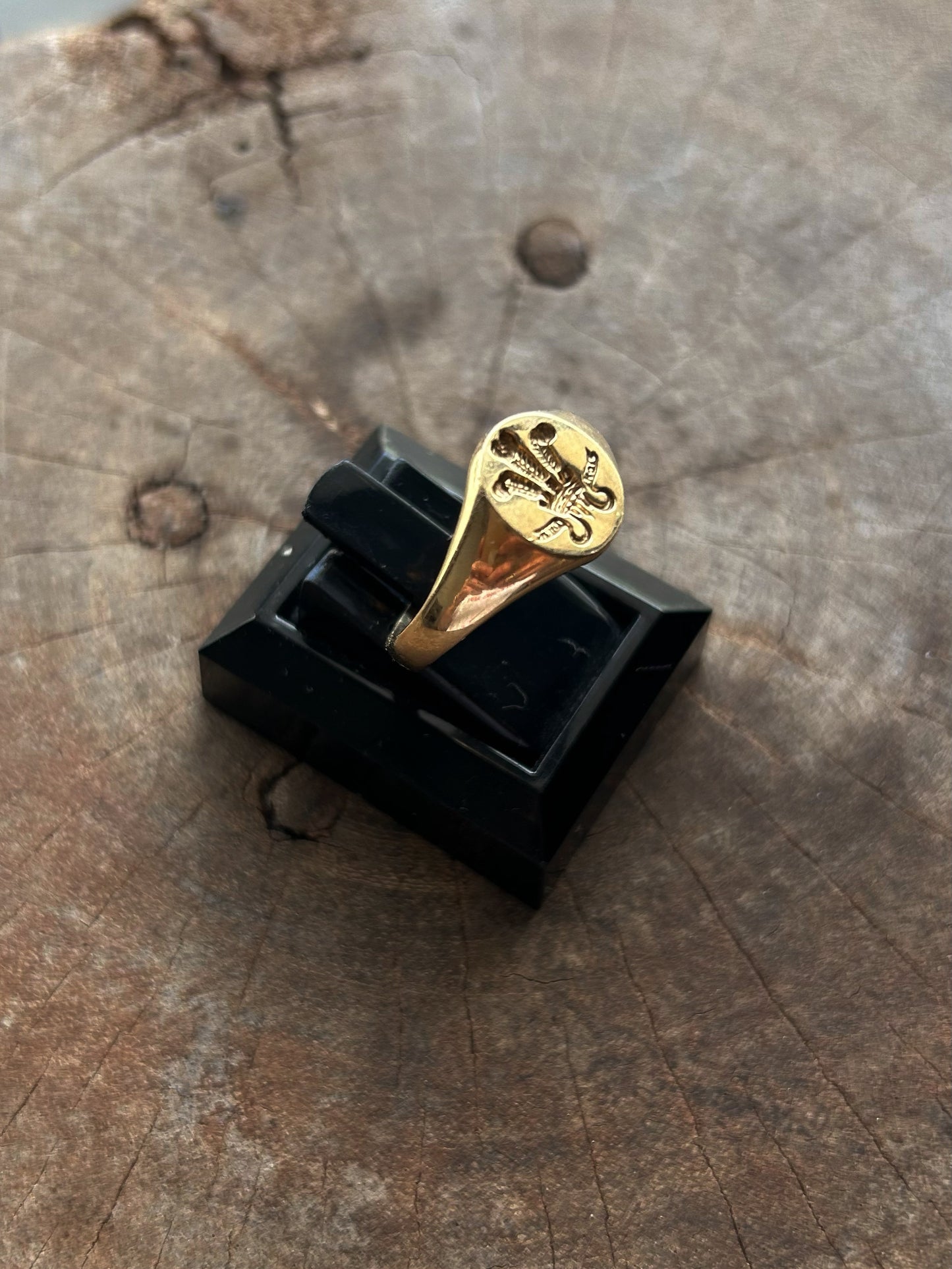 Vintage Gold 9K UK Signet Rings