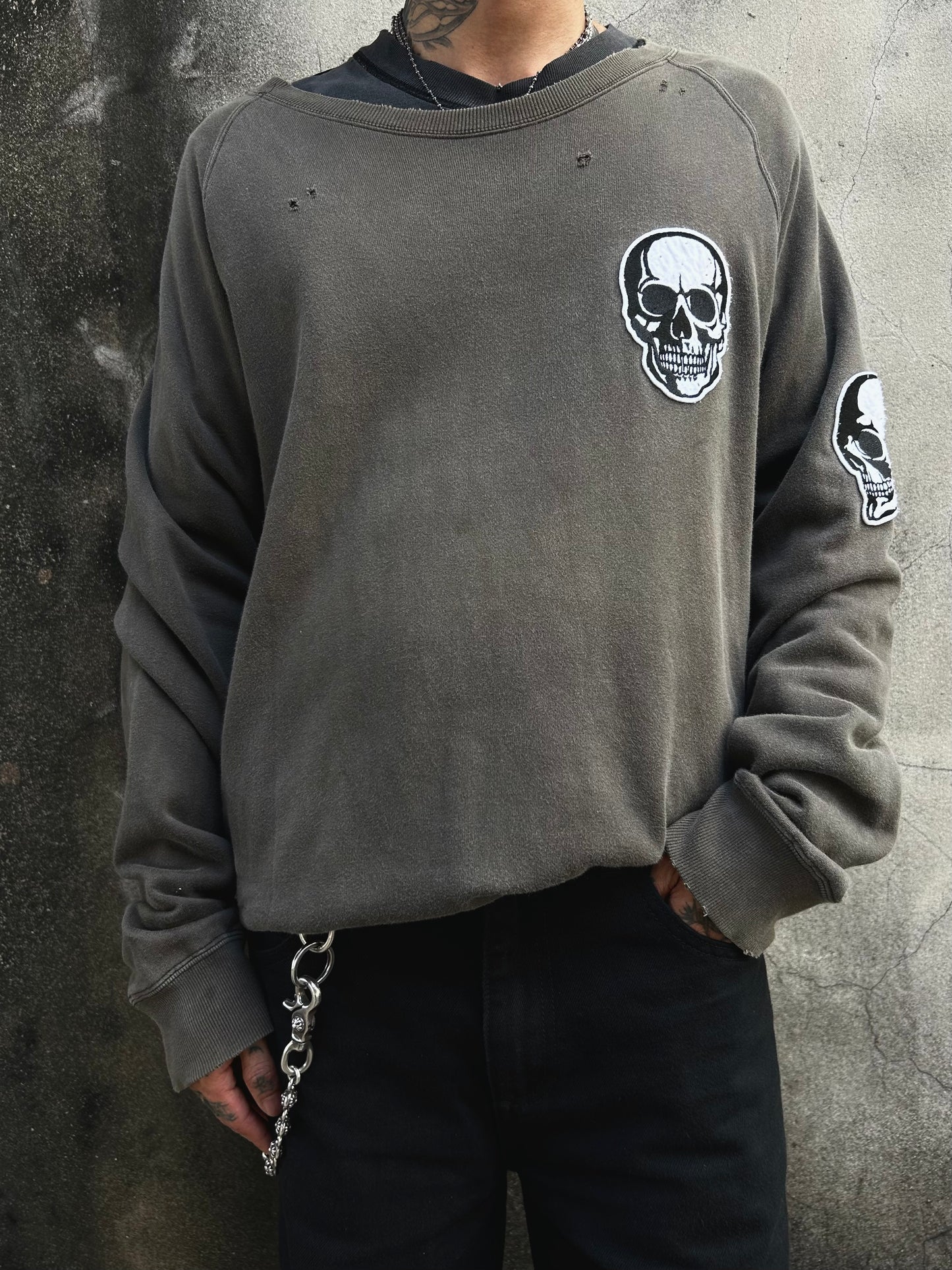 Number (N)ine Double Skull Sweatshirt