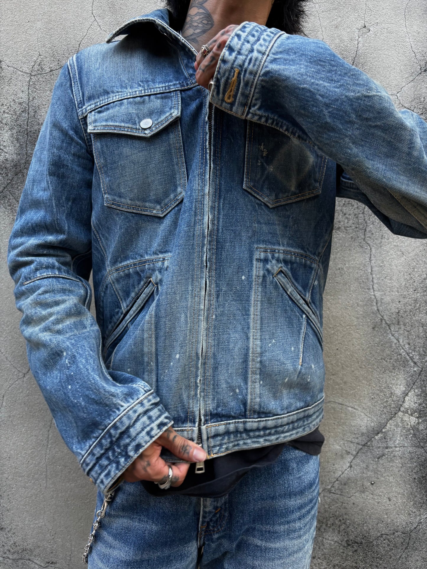 Number (N)ine archived zippo Denim Jacket