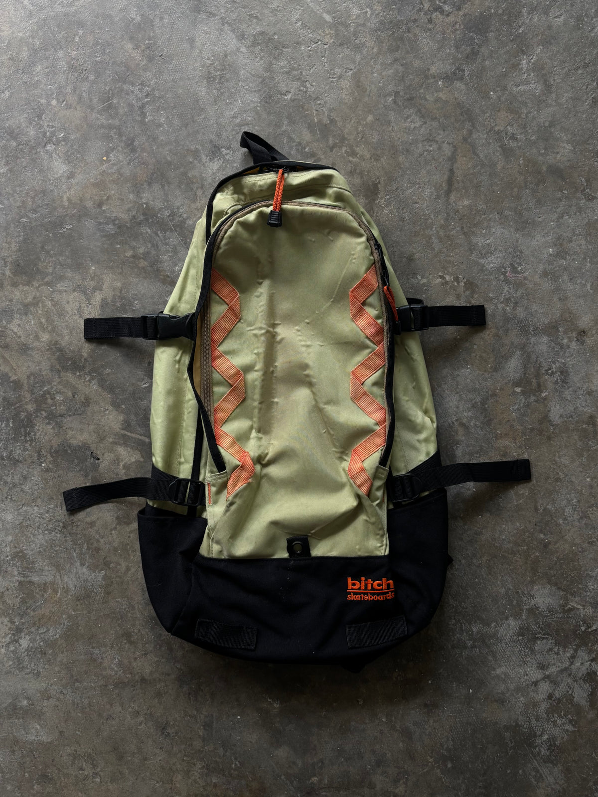 Vintage 90’s Bitch Skateboards Backpack