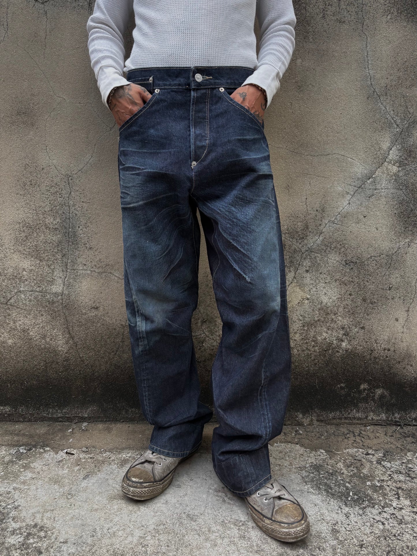 Vintage Levis Engineered Buckle Belt Jeans