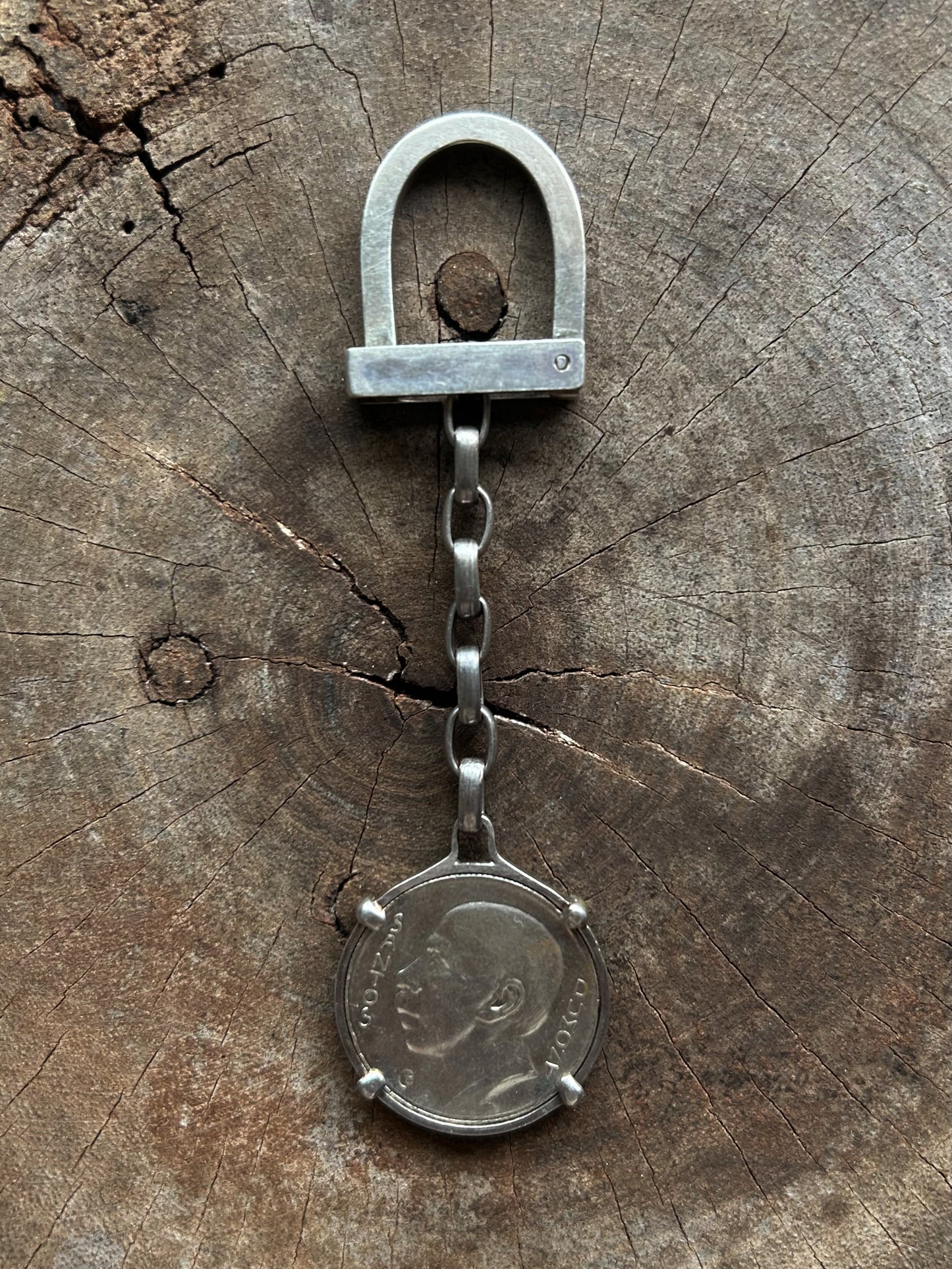 Vintage 1930’s Silver 925 Coin Keyrings