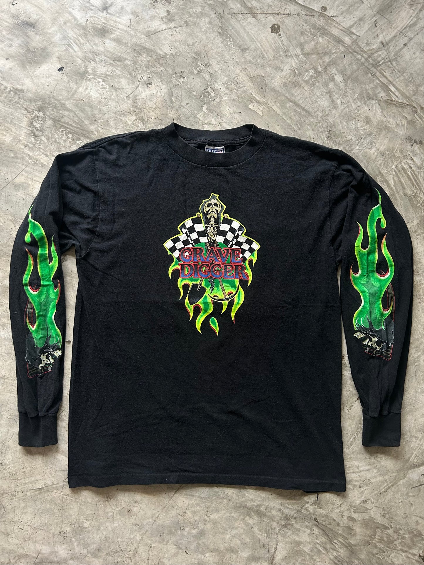 1990’s Vintage Grave Digger Longsleeve  Tee