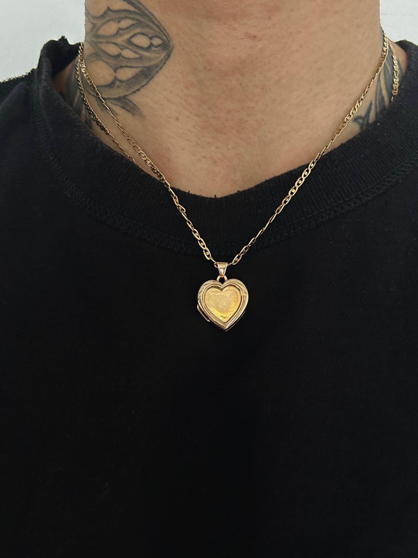 Vintage Gold 9k Heart locket Pendant