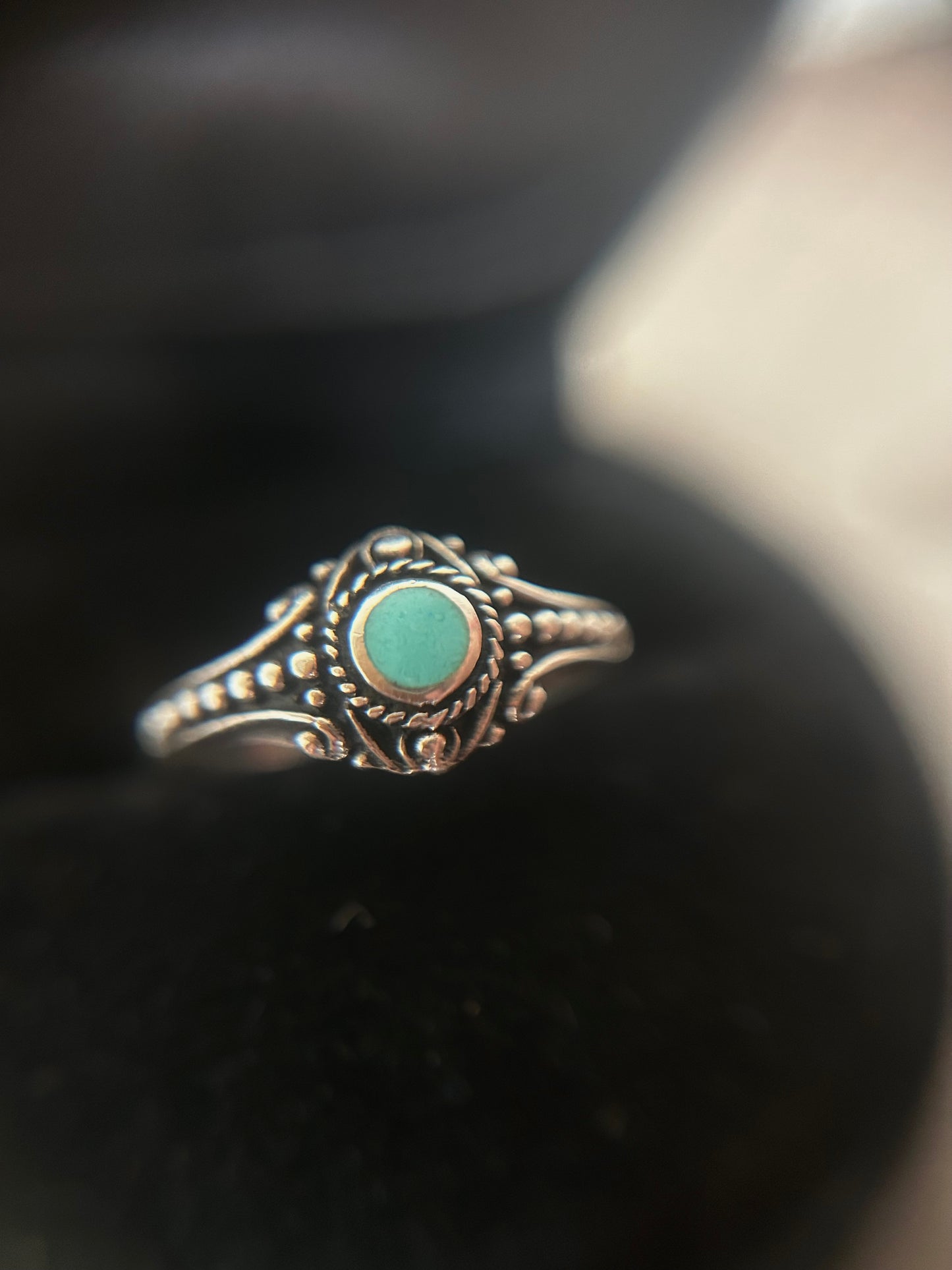 Vintage silver 925 Southwest Turquoise Ring