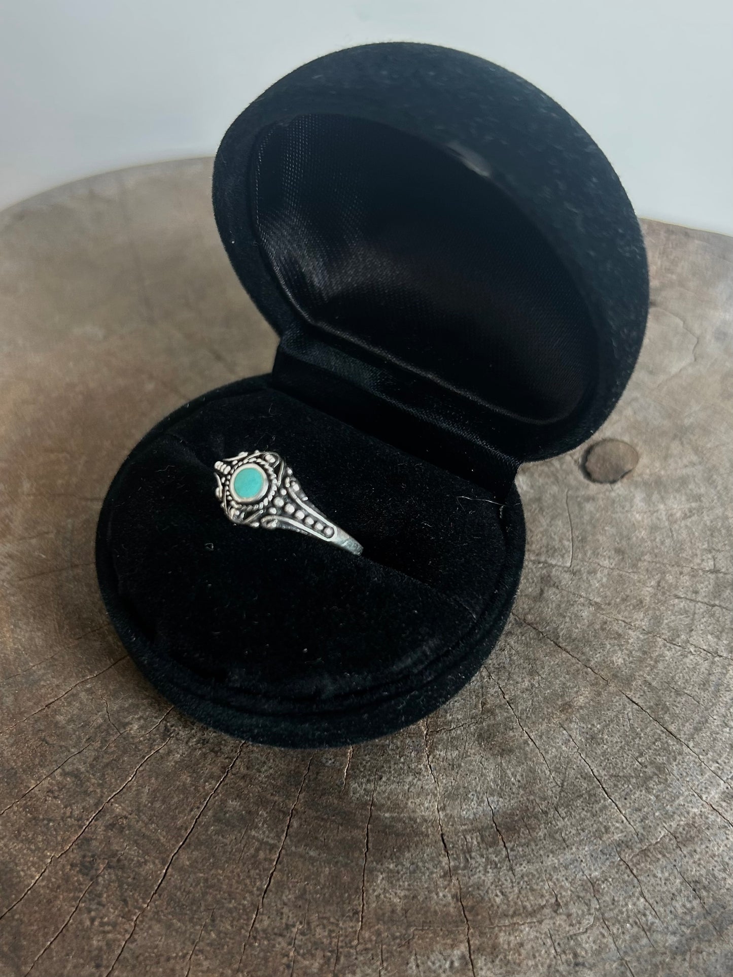 Vintage silver 925 Southwest Turquoise Ring
