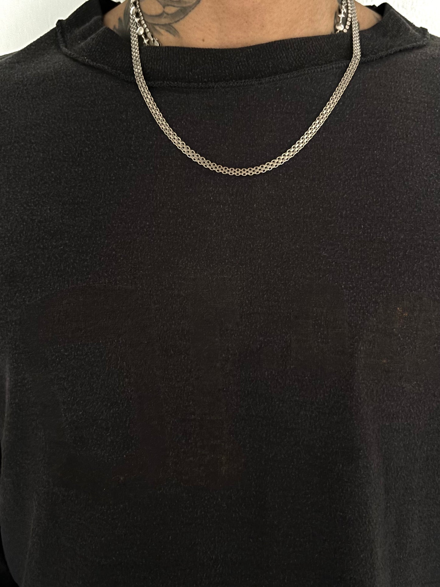 Vintage 925 Silver Curb Necklace