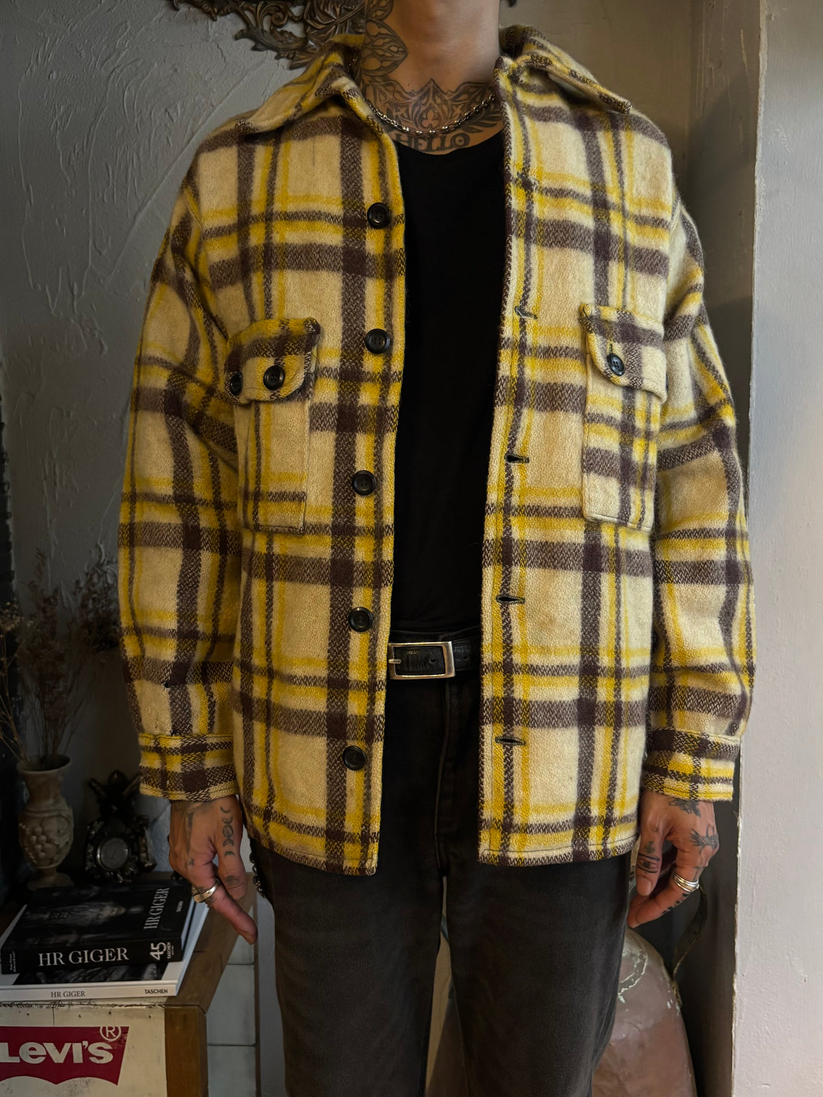 Vintage 1970’s GLEN ROCK Flannel Wool Shirt