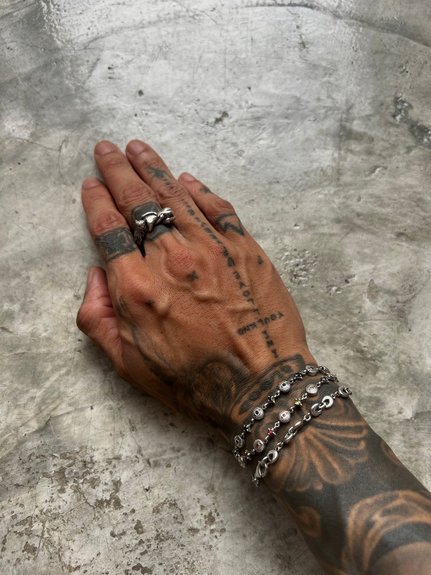 Vintage Silver 925 Erotic Ring
