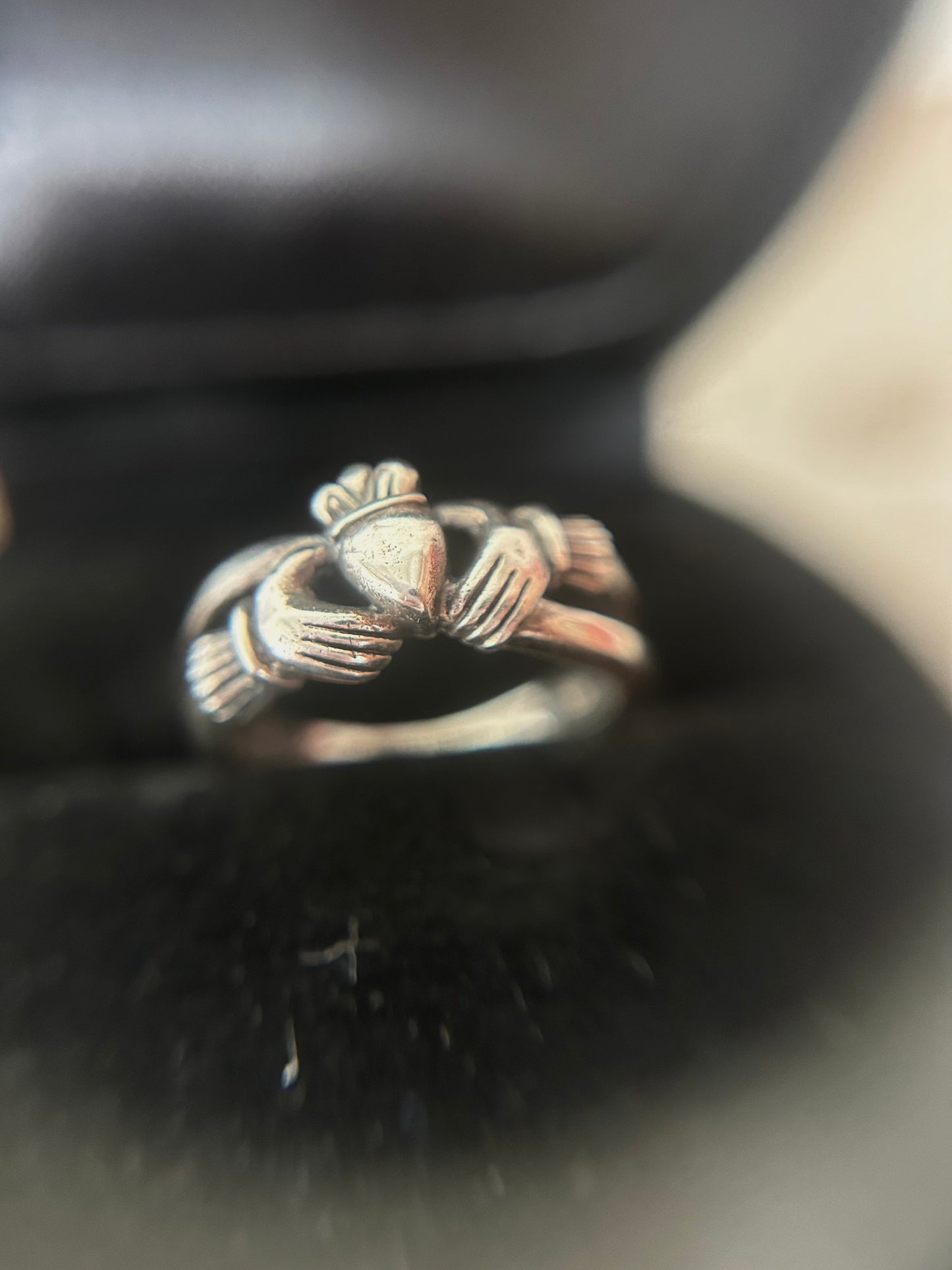 Vintage Silver 925 Claddagh Ring