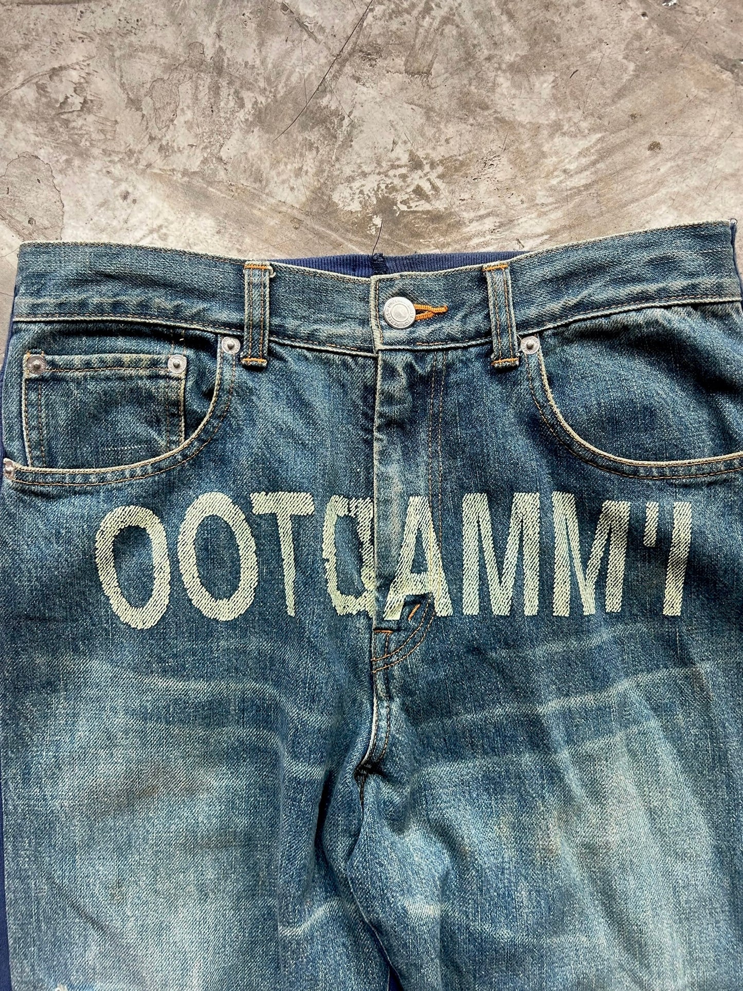 Undercover IMMADTOO hybrid 2002 denim jeans