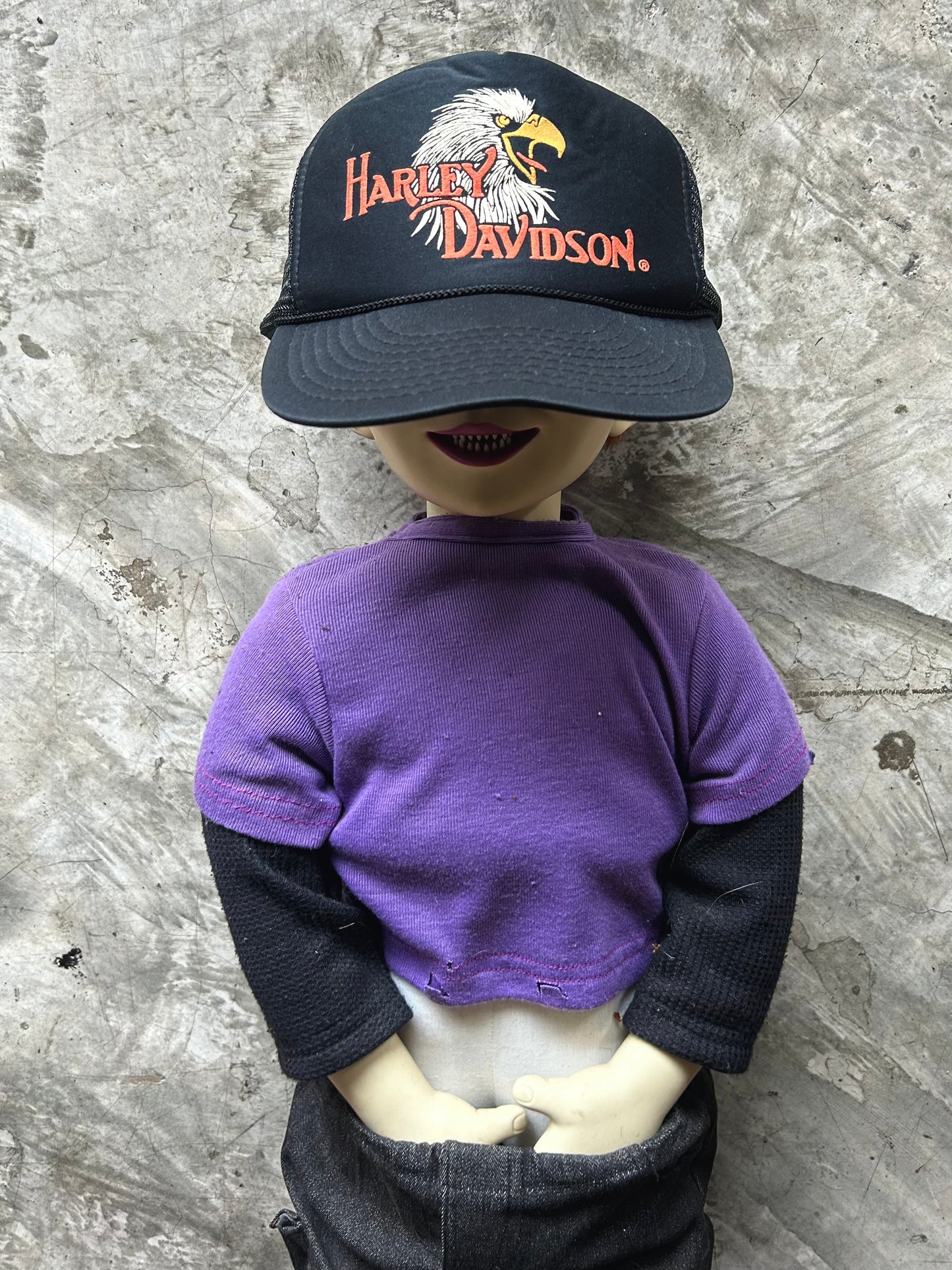 1980’s Harley Davidson Eagle Trucker Hat