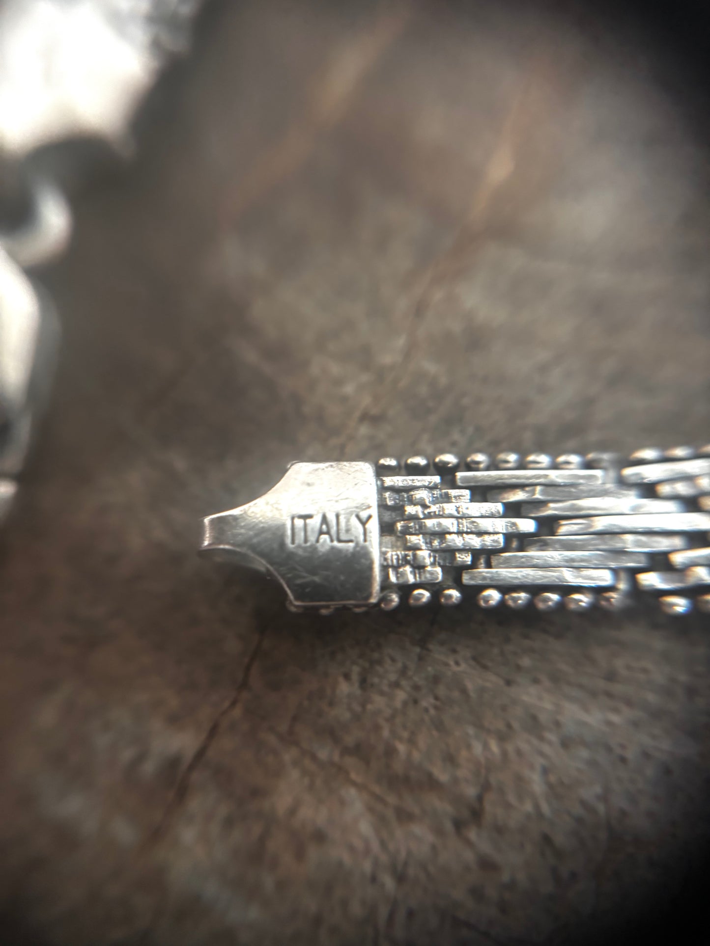 Vintage 925 Silver Curb Necklace