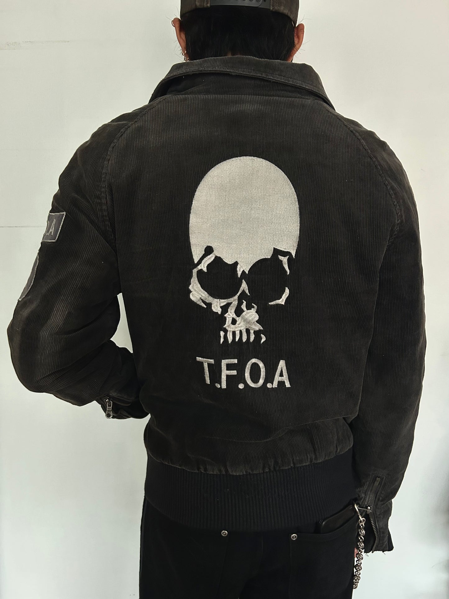 2000’s Vintage T.F.O.A Crows Sun Faded Jacket