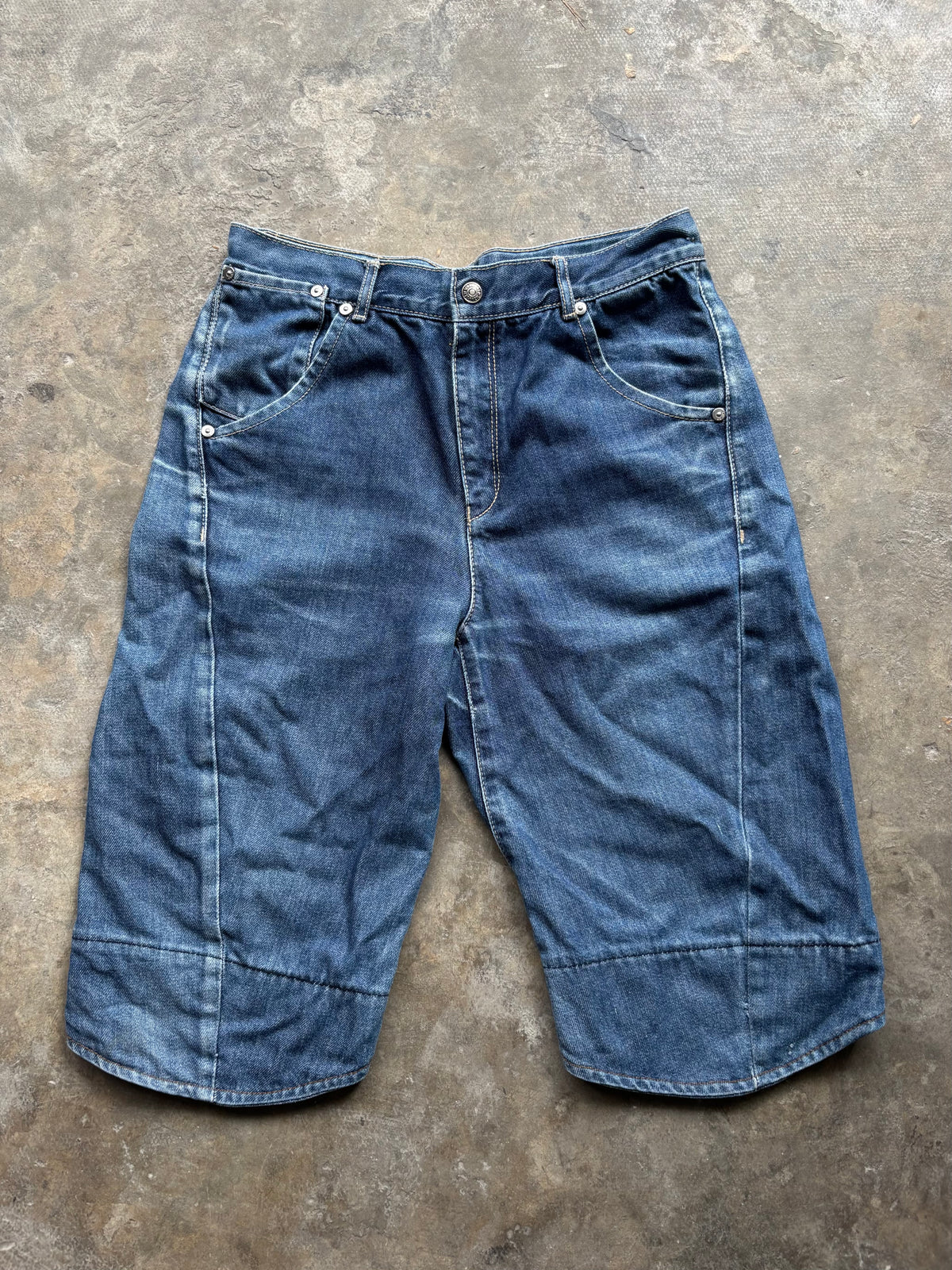 Vintage Levis Engineered Buckle Belt Shorts Jeans