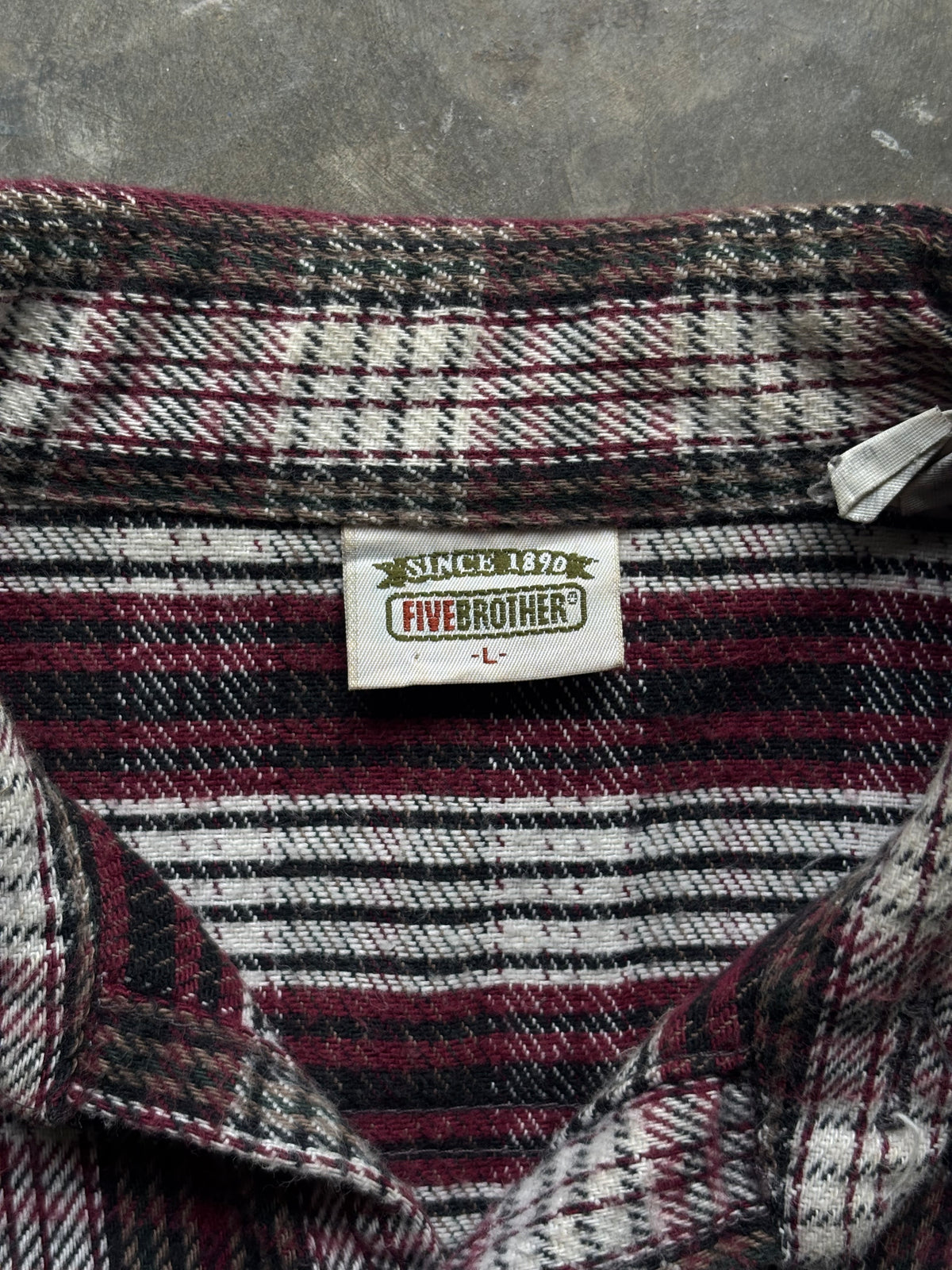 Vintage Late 1980’s FIVEBROTHER Flannel Shirt