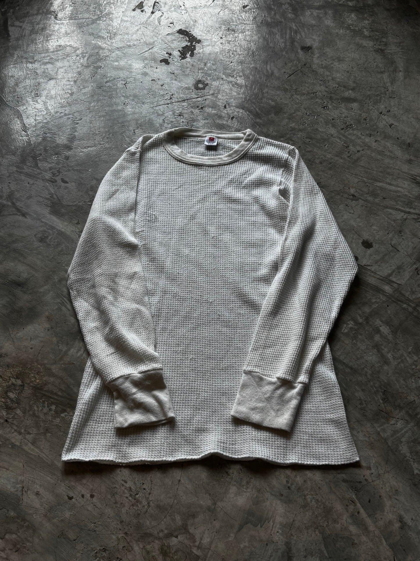 1990’s Vintage Blank White  Thermal Tee