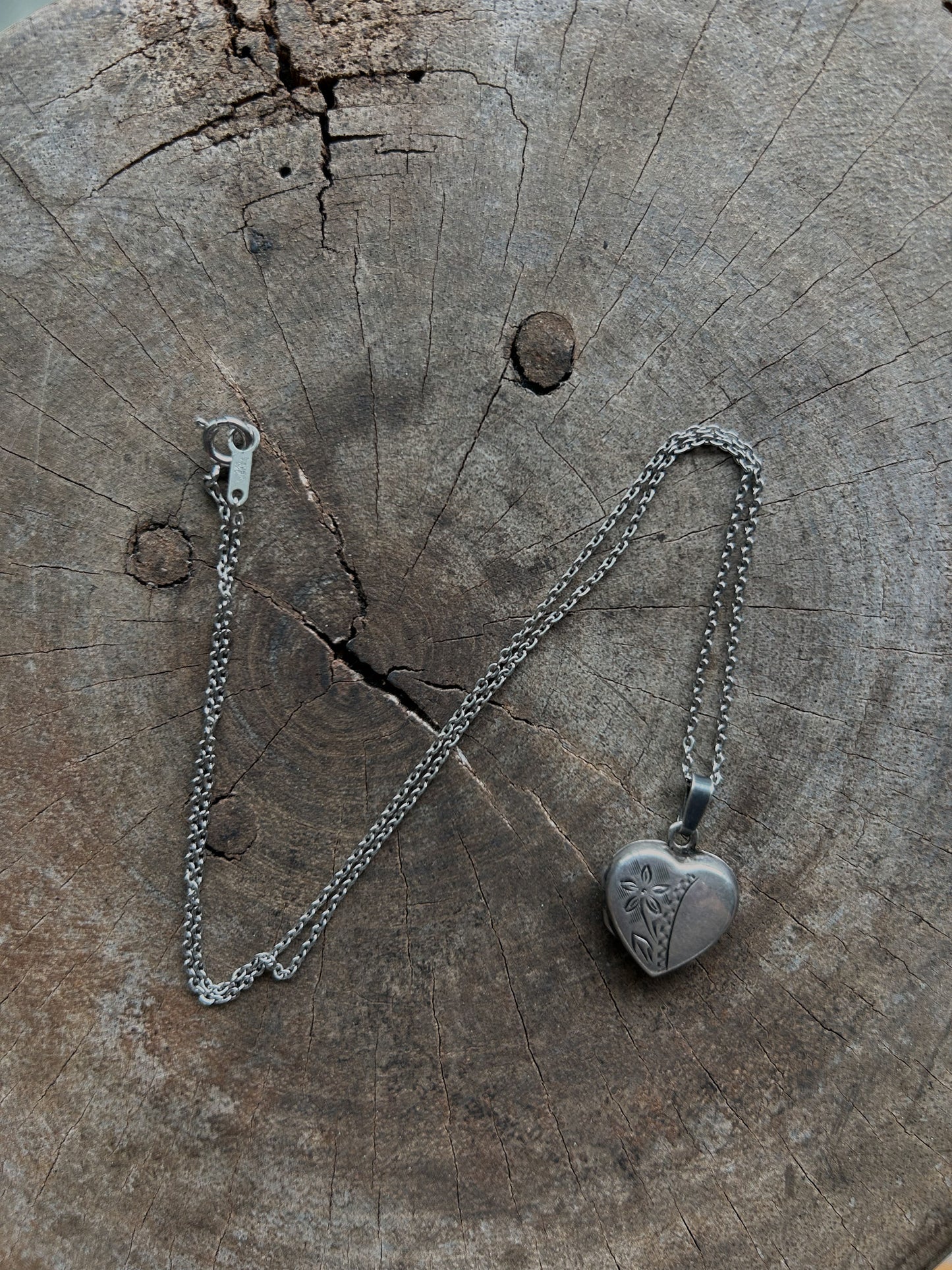 Vintage Silver 925 Locket Neckalce